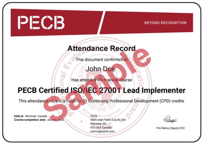 ISO-IEC-27001-Lead-Implementer Free Brain Dumps